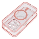 iPhone 15 Clear Mag Cover maciņš, kas sader ar MagSafe (kameras aizsardzība), rozā mirdzums iPhone 15 Clear Mag Cover maciņš, kas sader ar MagSafe (kameras aizsardzība), rozā mirdzums