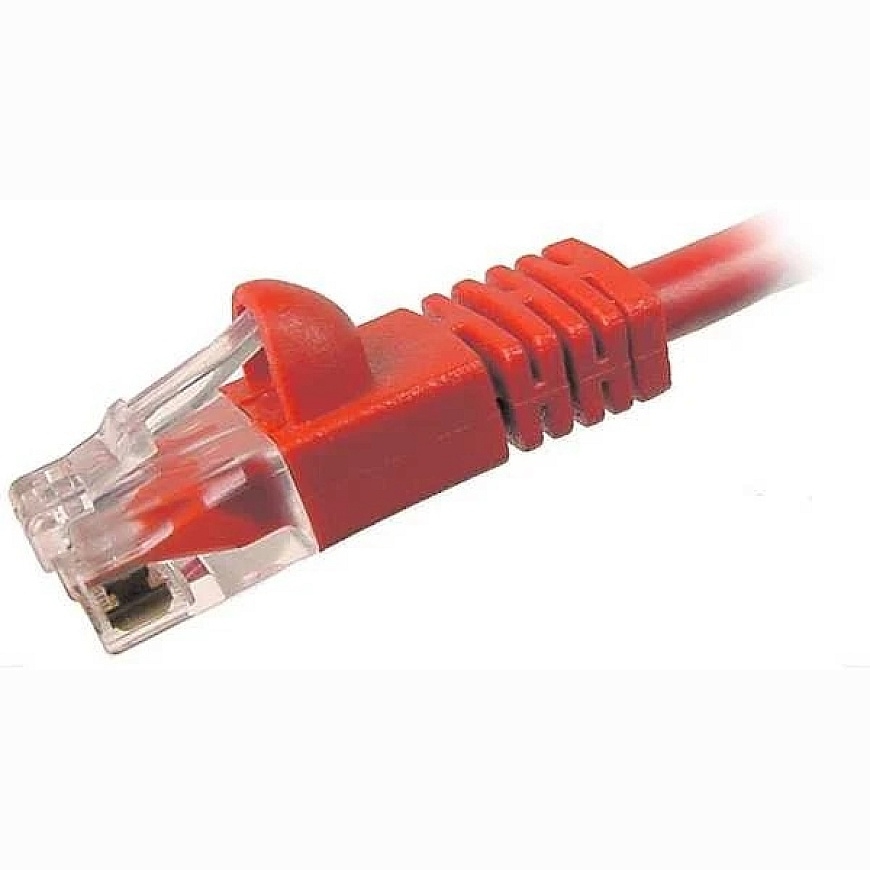 Goobay Lankas Wentronic Hoop CAT 6 Komutacinis kabelis, U/UTP, raudonas, 10 m - CCA coppergemisch (68446)