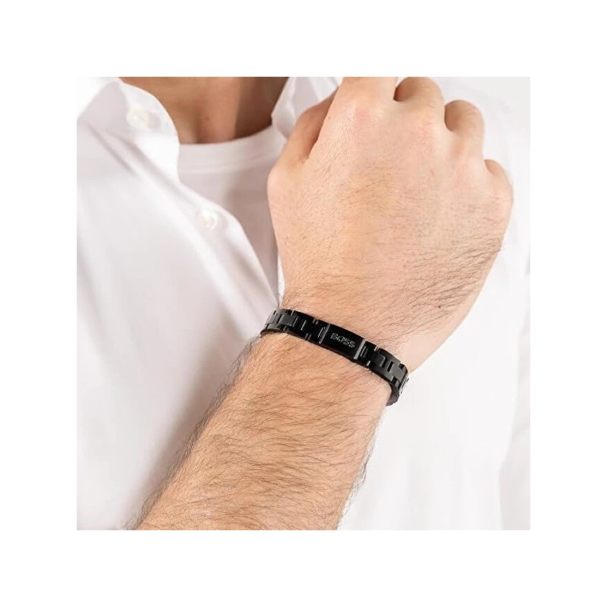 Hugo Boss Vyriška metalinė grandinėlė su grandinėle 1580752 – 2
