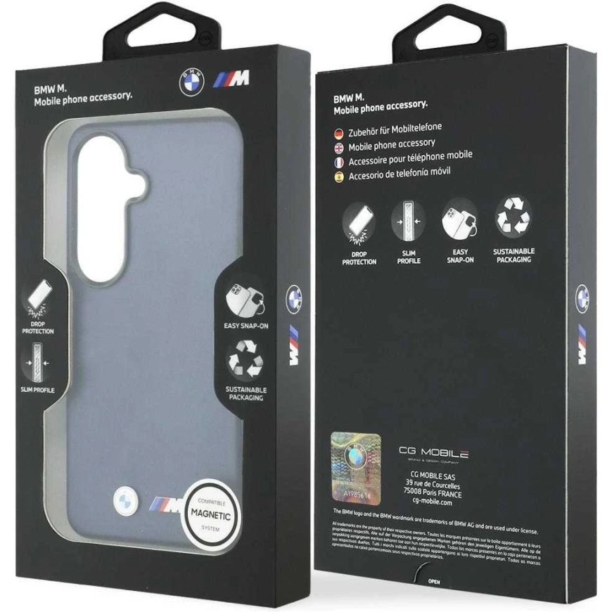 BMW M Metallilogo MagSafe-kuori Samsung Galaxy S26 tummansininen – 2