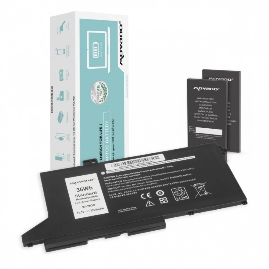 Bateria Movano Bateria do Dell Latitude 5420, 5520, Precision 3560 - 11.4V - BT/DE-3560-11.4 – 4