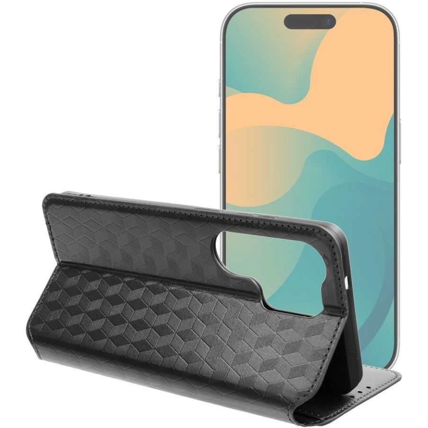 OEM Case with Cover for Xiaomi Redmi NOTE 15 PRO Plus 5G Cubic Book Black – 2