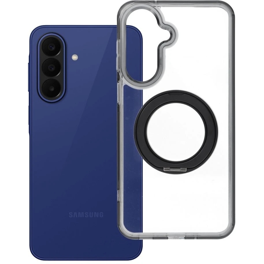 OEM Чехол для Samsung A27 Frame Circle Stand совместимый с MagSafe черный