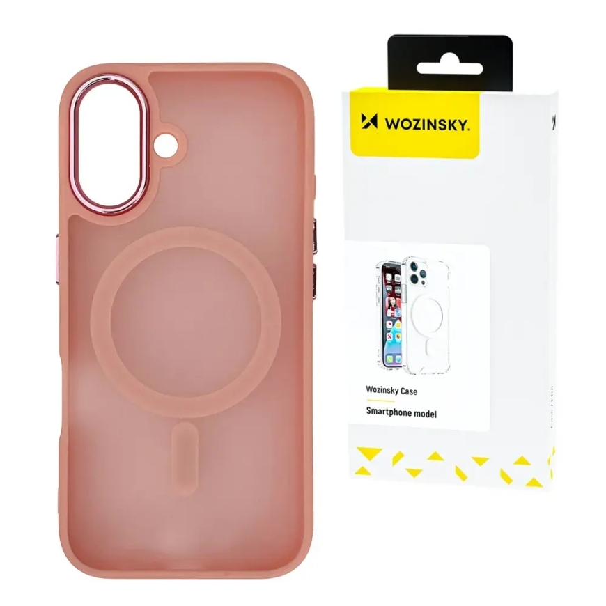 Wozinsky Fashion telefoni ümbris MagSafe toega Samsung Galaxy S25 (S931) roosa