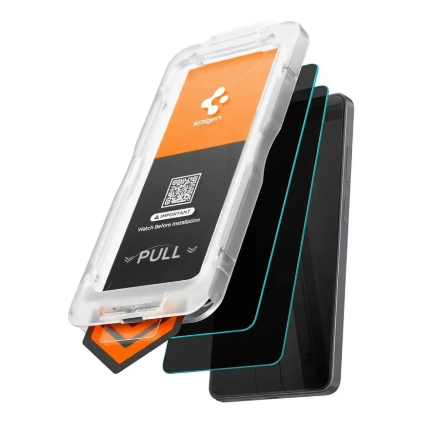 Spigen Glas.Tr Ez Fit Pro HD Privacy Glass karastatud kaitseklaas telefonile Galaxy S26+ (privaatsusefekt) – 3
