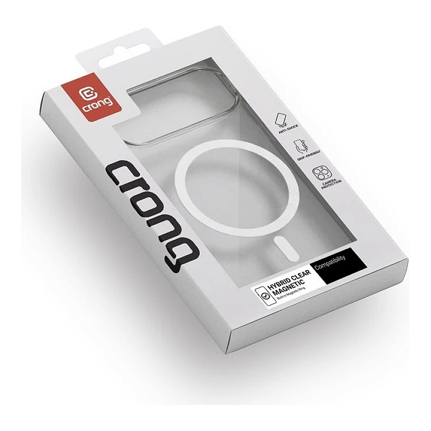 Crong Crong Hybrid Clear Magnetic - Чехол MagSafe для Samsung Galaxy A57 (прозрачный) – 2