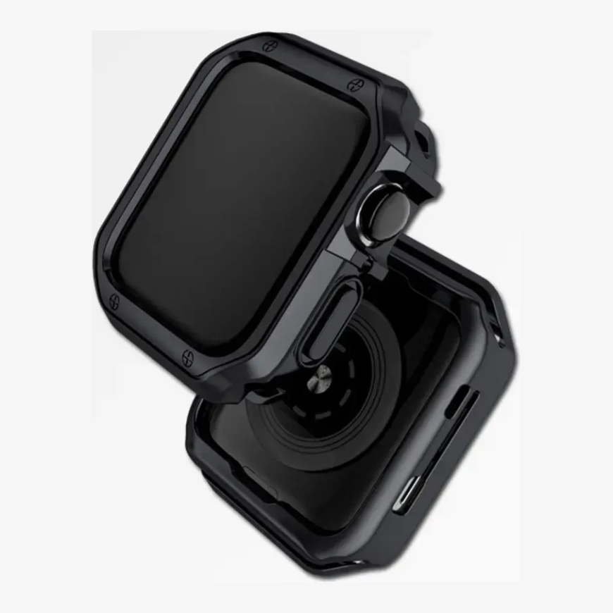 Soft Strong viedpulksteņa maciņš (apvalks) priekš Apple Watch Series 1/2/3 (42 mm) | melns – 2