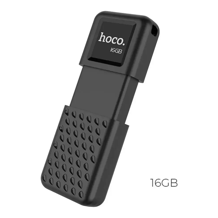Pendrive 16GB USB 2.0 (USB A) Hoco UD6 juodas