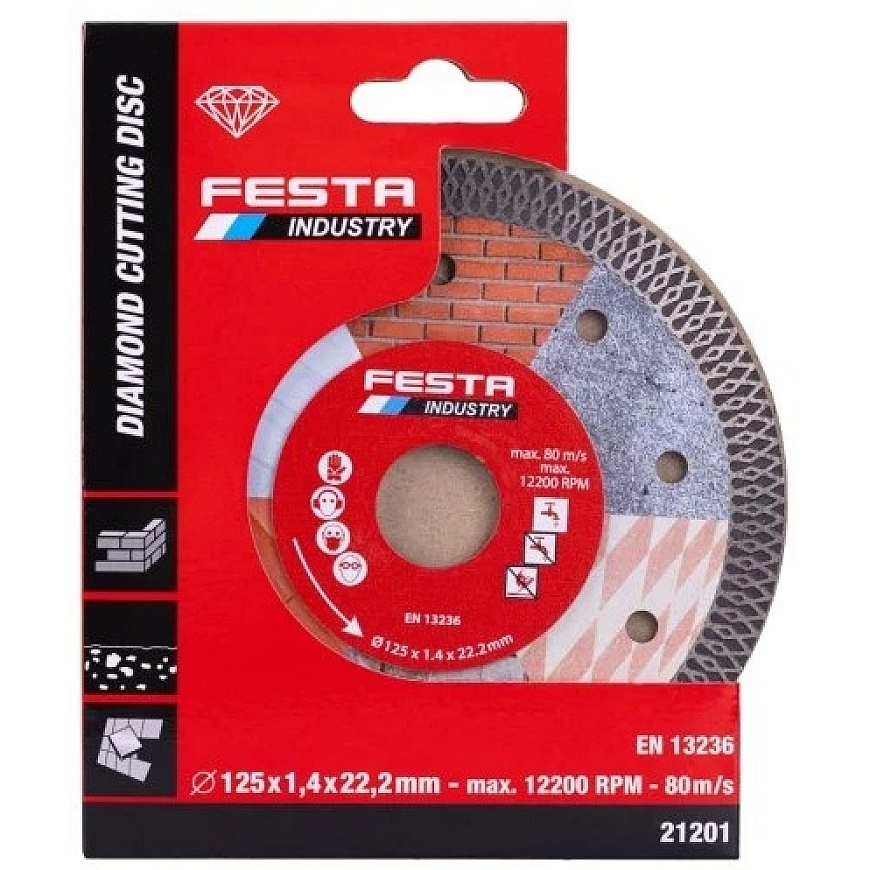 Festa deimantinis turbo diskas O 125 x 1,4 x 22,2 mm – 3