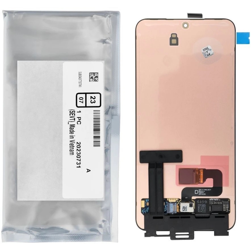 "ServicePack" LCD screen for SAMSUNG S23 S911B, GH82-31245A, frameless – 5