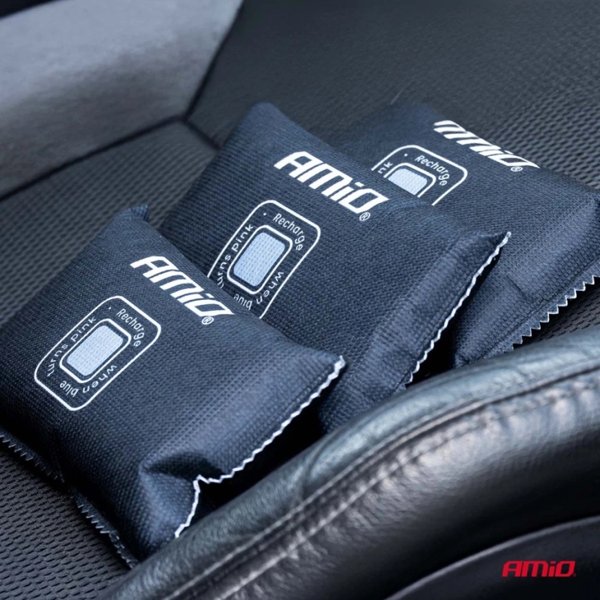 Automobiļu mitruma absorbētājs ar indikatoru, 3 × 400g AMIO-04878 – 2