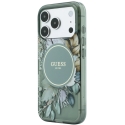 Чехол Guess IML Flowers Pearl Strap для iPhone 18 Pro Max / 17 Pro Max зелёный Чехол Guess IML Flowers Pearl Strap для iPhone 18 Pro Max / 17 Pro Max зелёный