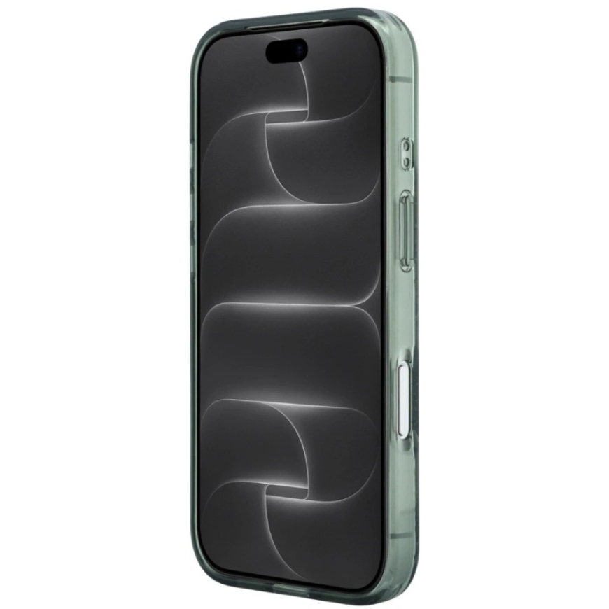 Guess IML Flowers Pearl Strap ümbris iPhone 18 Pro Max / 17 Pro Max jaoks roheline – 4