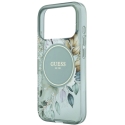 Dēklis Guess IML Flowers Pearl Strap iPhone 18 Pro Max / 17 Pro Max zaļš Dēklis Guess IML Flowers Pearl Strap iPhone 18 Pro Max / 17 Pro Max zaļš
