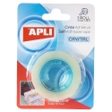 Adhesive tape APLI Crystal 19mm x 33m, extra transparent Adhesive tape APLI Crystal 19mm x 33m, extra transparent