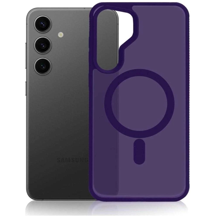 3mk Kansio Samsung Galaxy S25 - Smoke MagCase Violetti – 4