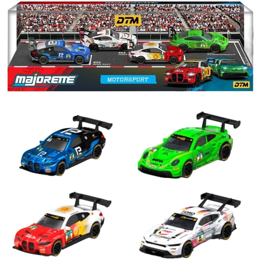 Majorette Motorsport DTM komplekt 4 autot