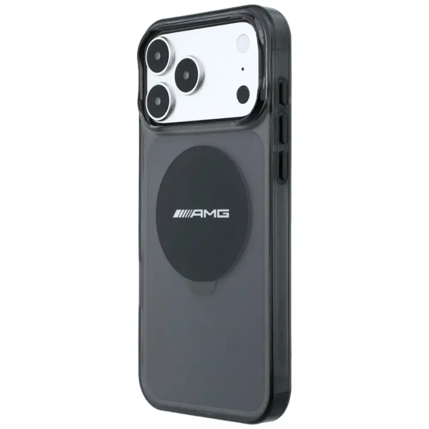 AMG IML Transparent Bicolor Block telefono dėklas su MagSafe palaikymu iPhone 18 Pro Max | iPhone 17 Pro Max juodas – 2