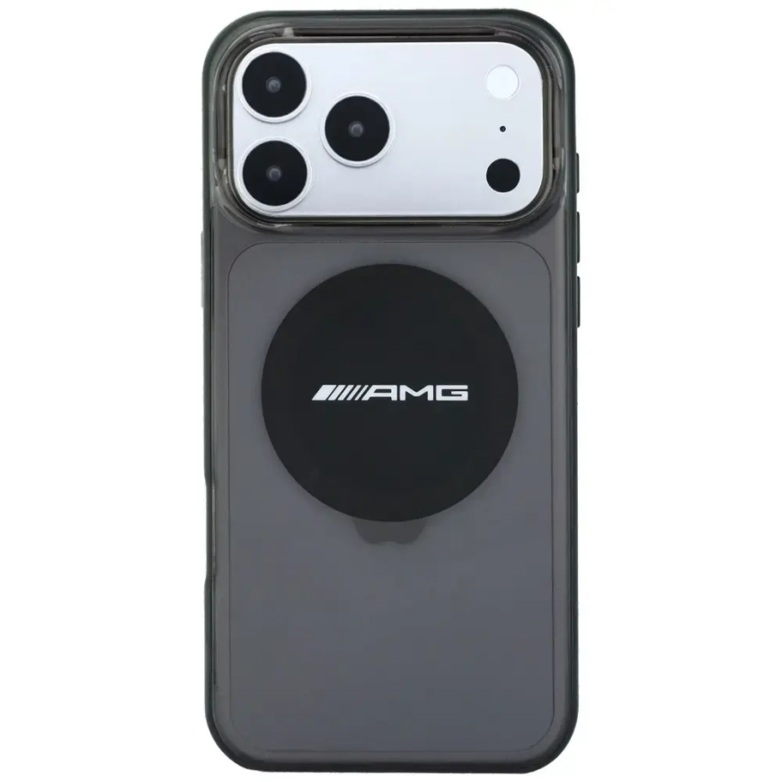 AMG IML Transparent Bicolor Block telefoni ümbris MagSafe toega iPhone 18 Pro Max | iPhone 17 Pro Max must – 3