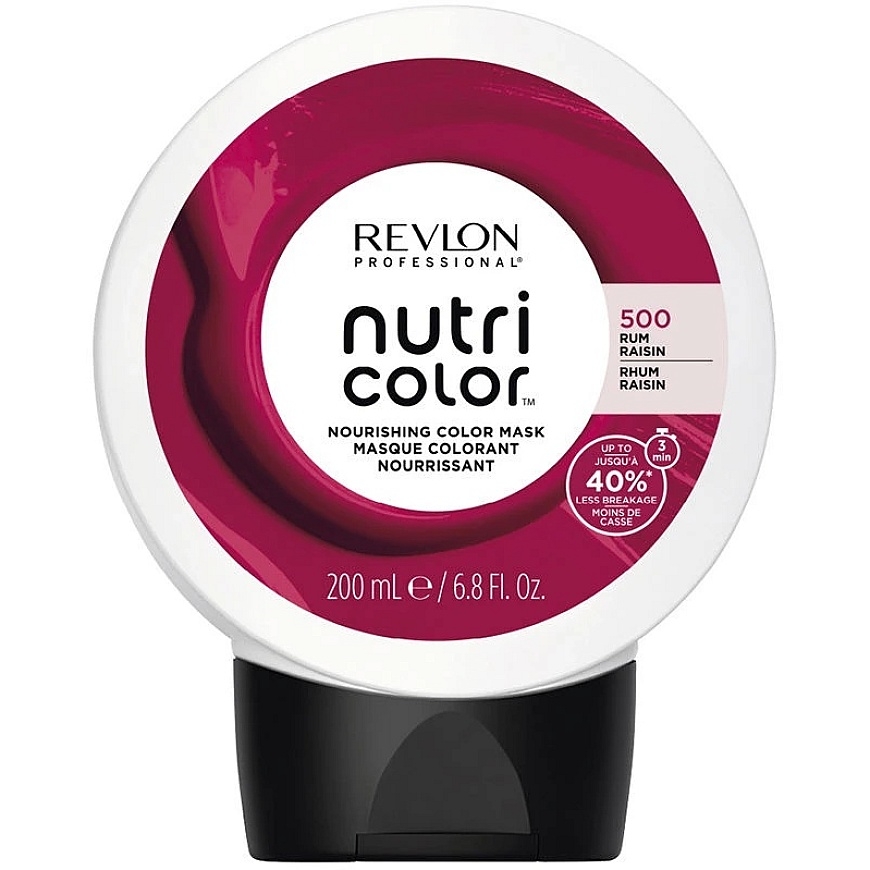 Revlon NUTRI COLOR barojoša krāsošanas maska Rum Raisin 200 ml