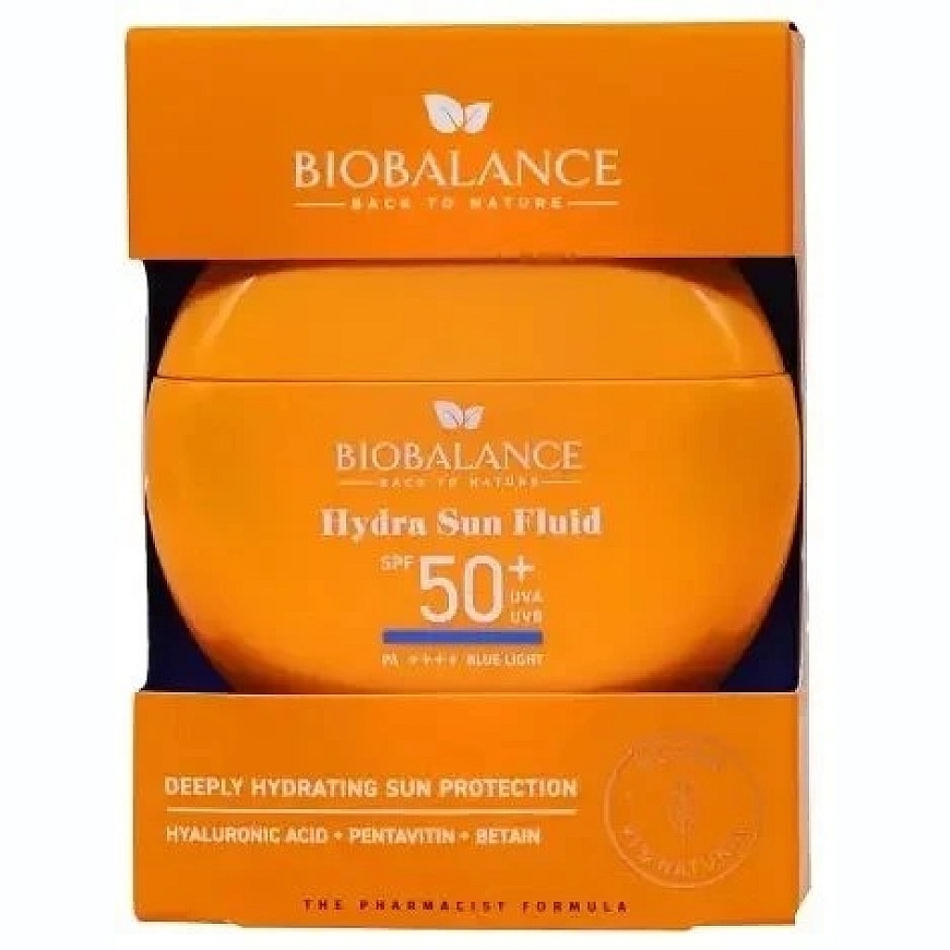 Bio Balance Hydra Sun niisutav ja kaitsev näo vedelik päikese eest SPF 50, 40 ml – 3