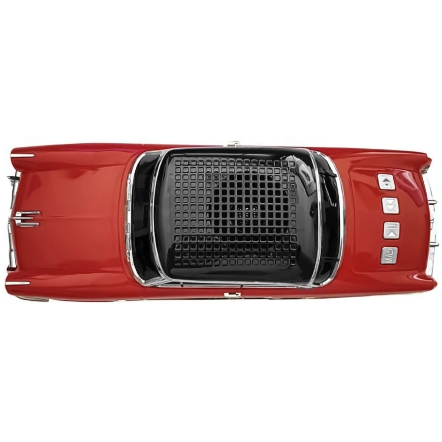 LTC Retro Bezvadu Skaļrunis "Bluetooth" WS-1957, 10 W, FM Radio, USB, TF, LED Displejs, 1500 mAh Akumulators, Sarkans. – 5