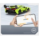 CaDA Rakennuspalikat Auto kauko-ohjaimella Urheiluauto 21 cm 1:14 Phantom Ghost 416 osaa RC Kaksoismoodi CaDA Rakennuspalikat Auto kauko-ohjaimella Urheiluauto 21 cm 1:14 Phantom Ghost 416 osaa RC Kaksoismoodi