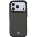 Mercedes odinis tinklinis dėklas su kaspinu MagSafe, skirtas iPhone 18 Pro / 17 Pro – tamsiai pilkas Mercedes odinis tinklinis dėklas su kaspinu MagSafe, skirtas iPhone 18 Pro / 17 Pro – tamsiai pilkas