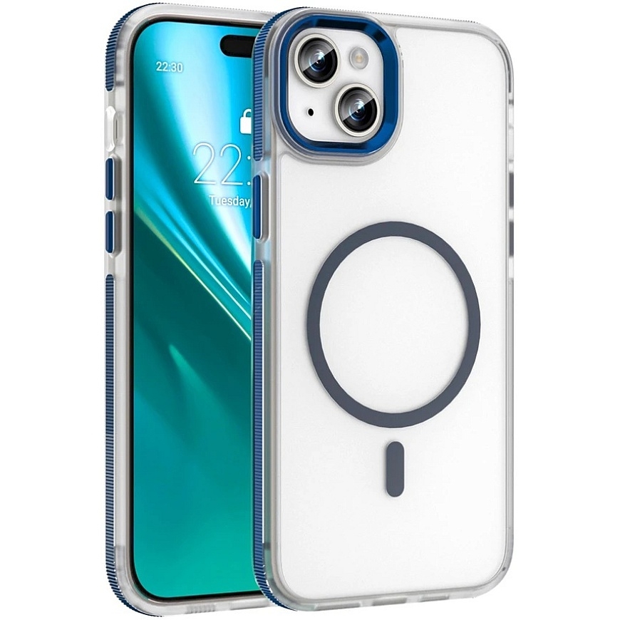 Etteri Icy Mag -kotelo iPhone 15 6,1" sininen – 2