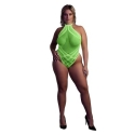 Ouch By Shots Oi! Body with Collar Neck - Neon Green - XL/XXXXL Ouch By Shots Oi! Body with Collar Neck - Neon Green - XL/XXXXL