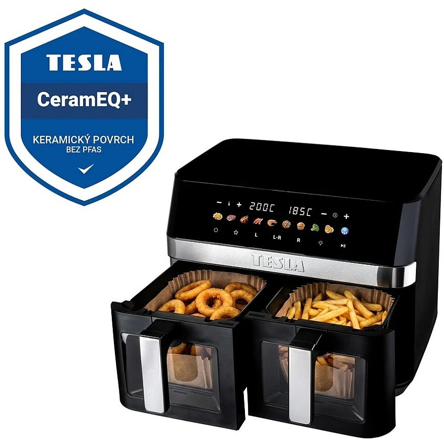 Gruzdintuvė TESLA AirCook DualZone Q787 XXL Deluxe – daugiafunkcis skaitmeninis karšto oro gruzdintuvas – 4