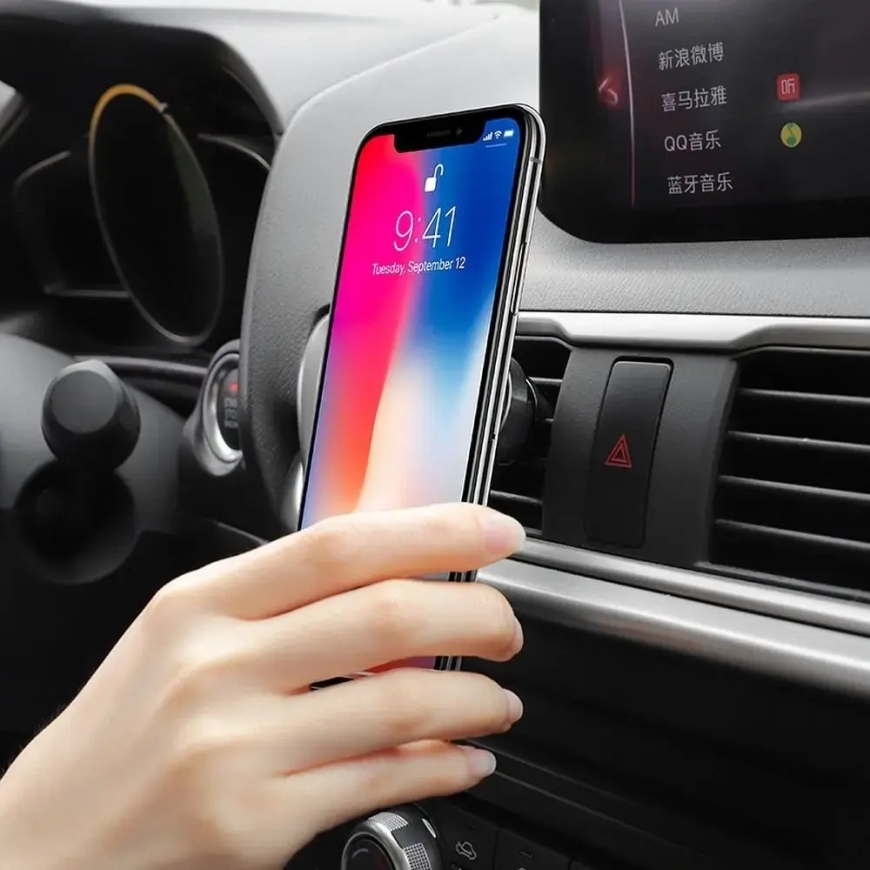 HOCO CA47 magnetic car phone holder for air vent black – 4