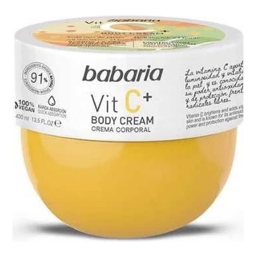 "Babaria" ķermeņa krēms ar C vitamīnu 400 ml