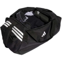 Juoda adidas Tiro Duffle M KB0786 sportinis treniruočių krepšys Juoda adidas Tiro Duffle M KB0786 sportinis treniruočių krepšys