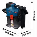 Akumulatoru putekļu sūcējs BOSCH GAS 18V-6LS Solo Akumulatoru putekļu sūcējs BOSCH GAS 18V-6LS Solo