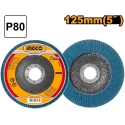 INGCO ratas P80 125 x 22,2 mm INGCO ratas P80 125 x 22,2 mm