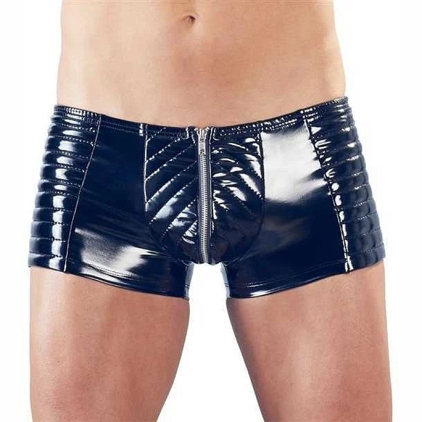 Mustat tasona vinyl M. housut Biker L – 2