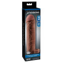 Pipedream FXTP 2" prailgintas su kamuoliuku dirželiu, rudas Pipedream FXTP 2" prailgintas su kamuoliuku dirželiu, rudas