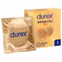 Durex Sensual XL plāni pagarināti prezervatīvi 3 gab. Durex Sensual XL plāni pagarināti prezervatīvi 3 gab.