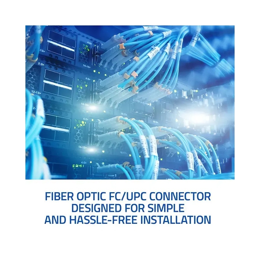 Qoltec kuituoptinen liitin FC/UPC | Yksimuotoinen | 3.0mm – 2
