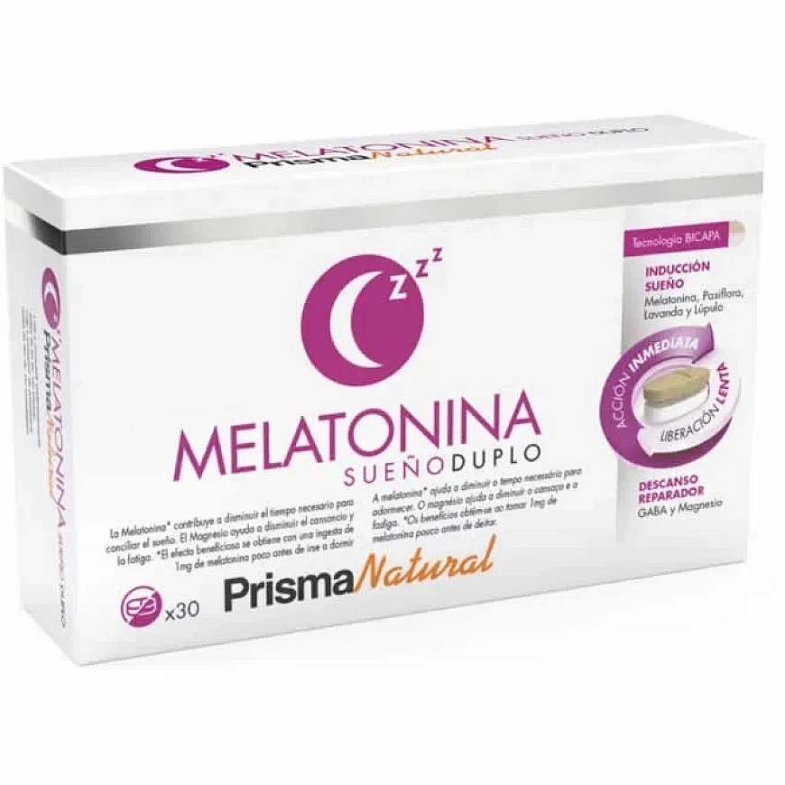 Prisma Natural Melatonin Sleep 30 Bilayer Tablets