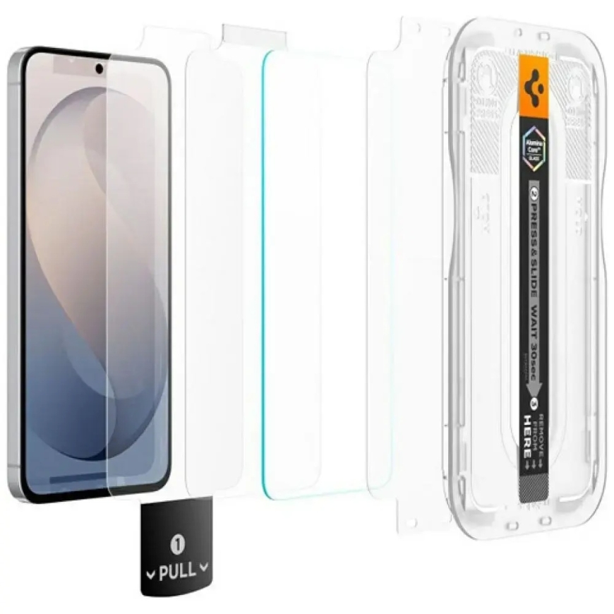Spigen Glas.TR EZ FIT PRO AC tempered glass for phone Samsung Galaxy S26 FE (S741) with applicator (2 pcs.) – 2