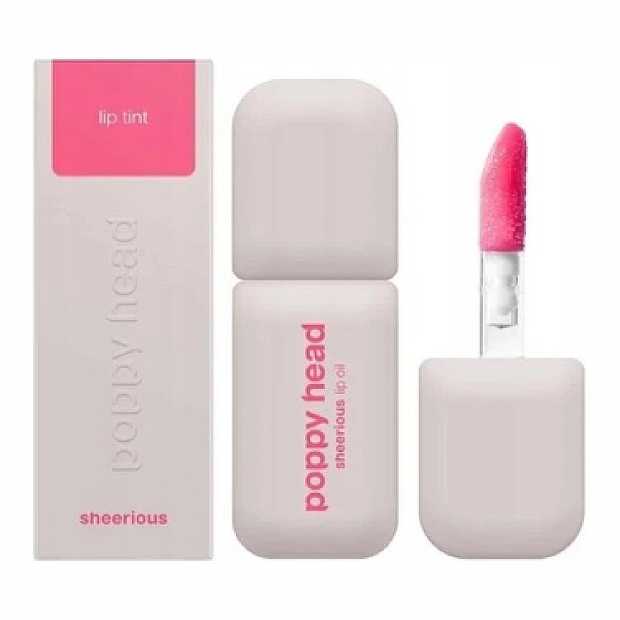 „Poppy Head Sheerious“ tonētais lūpu eļļa 4 g – 2