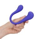 Loveline By Shots Divpusējais Saliekamais Vibrators ar Tālvadības Pulti - Violetais