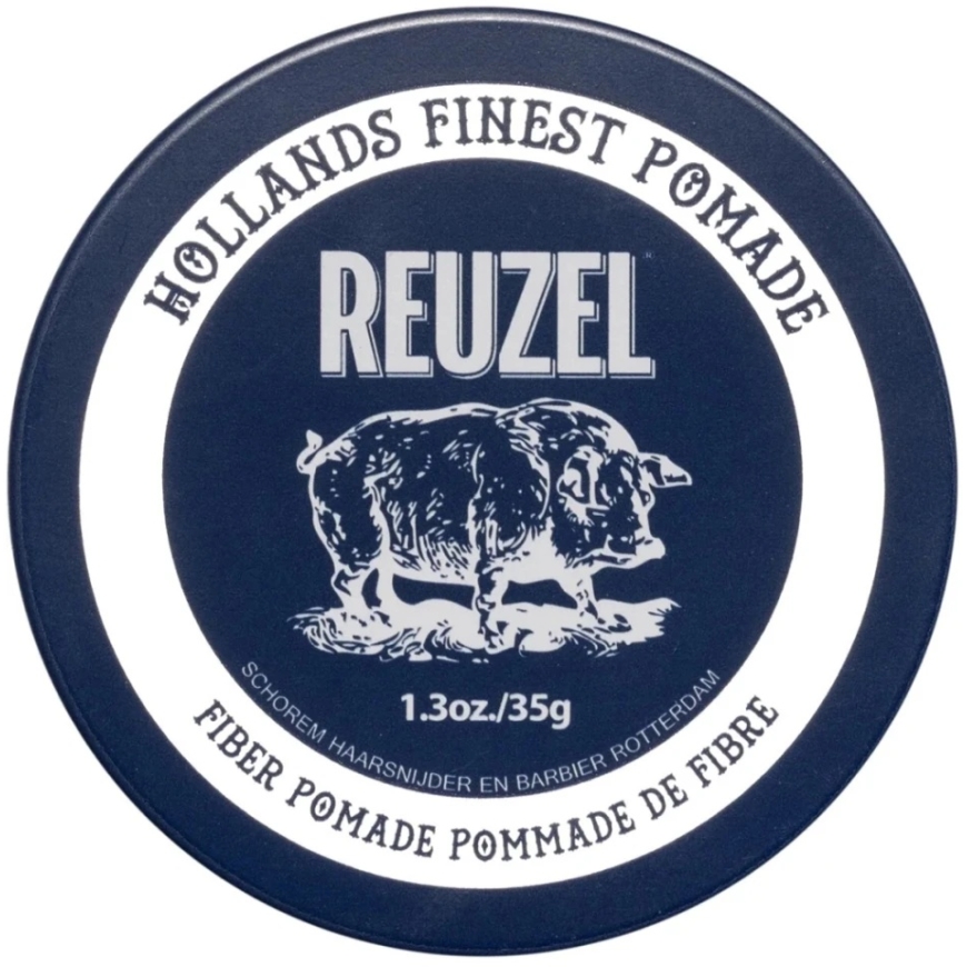„Reuzel Hollands Finest“ pluoštinė pomada plaukų formavimui ir išryškinimui, 35 g – 4