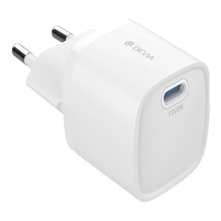 Беспроводное зарядное устройство Devia Extreme Mini PD GaN 20W 1x USB-C белого цвета – 5