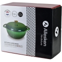 Allesken VERDELUXE ketaus keptuvė 28x28x12cm 5.6L emaliuotas kreminis vidus Allesken VERDELUXE ketaus keptuvė 28x28x12cm 5.6L emaliuotas kreminis vidus