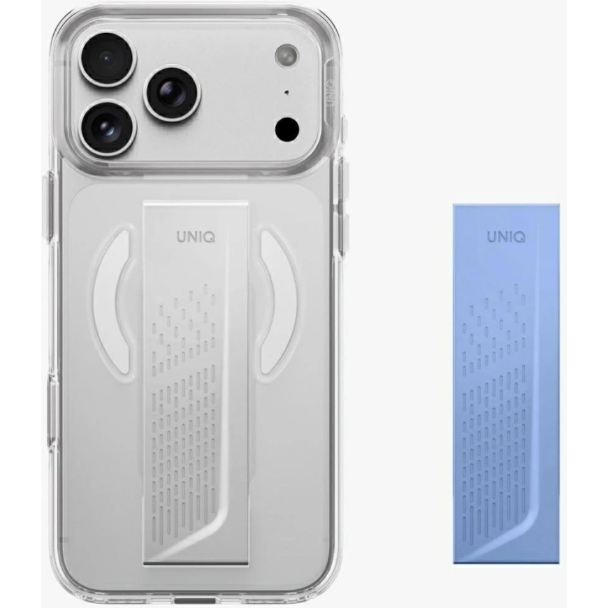 UNIQ Heldro Air Case, designed for iPhone 18 Pro Max / 17 Pro Max, with Magclick Charging, transparent – 3