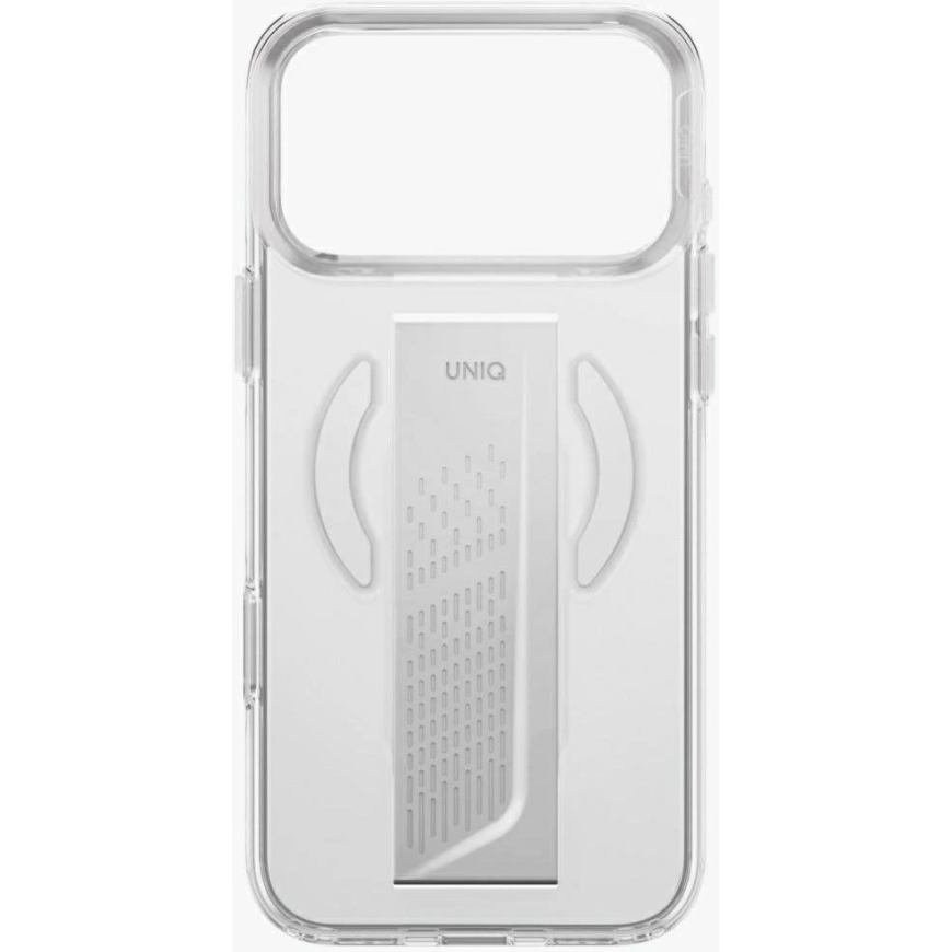 UNIQ Heldro Air -kuori, suunniteltu iPhone 18 Pro Max / 17 Pro Max:lle, Magclick Charging -toiminnolla, läpinäkyvä – 4