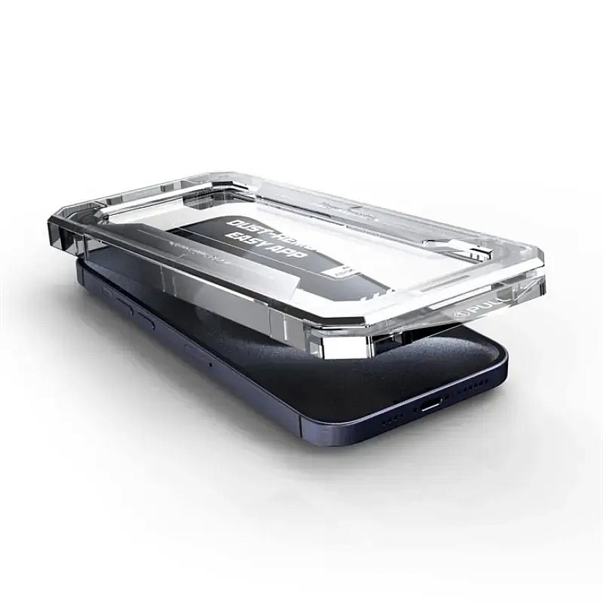 Mobilais izcelsmes dzeltenais ekrāna sargs ar vieglu uzklāšanu, iPhone 16 – 5
